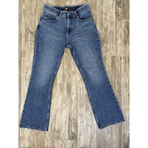 Lee Denim - Lee Modern Series Bootcut Curvy 8 Short Boot Cut Mid Rise Denim